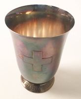 Silber Becher, Schützenbecher 1958 Biel