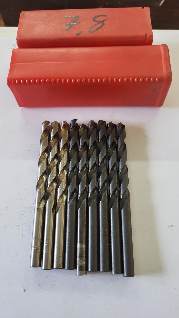 Alle Werkzeuge: Bohrer HSS D 7.8mm 9 Stück – Gebraucht aus Bürglen / OW von Guggy740