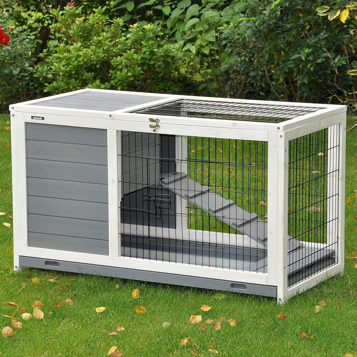 Cages, transport & sécurité: Kleintierstall Easy grau / weiß – Neuf avec emballage d'origine à Bottighofen par zaap 6
