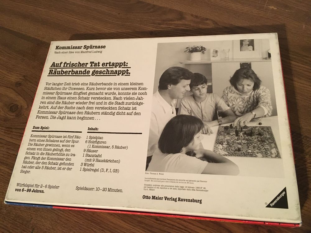 Kommissar Sp rnase Ravensburger 1988 1989 Gebraucht In Andwil SG 