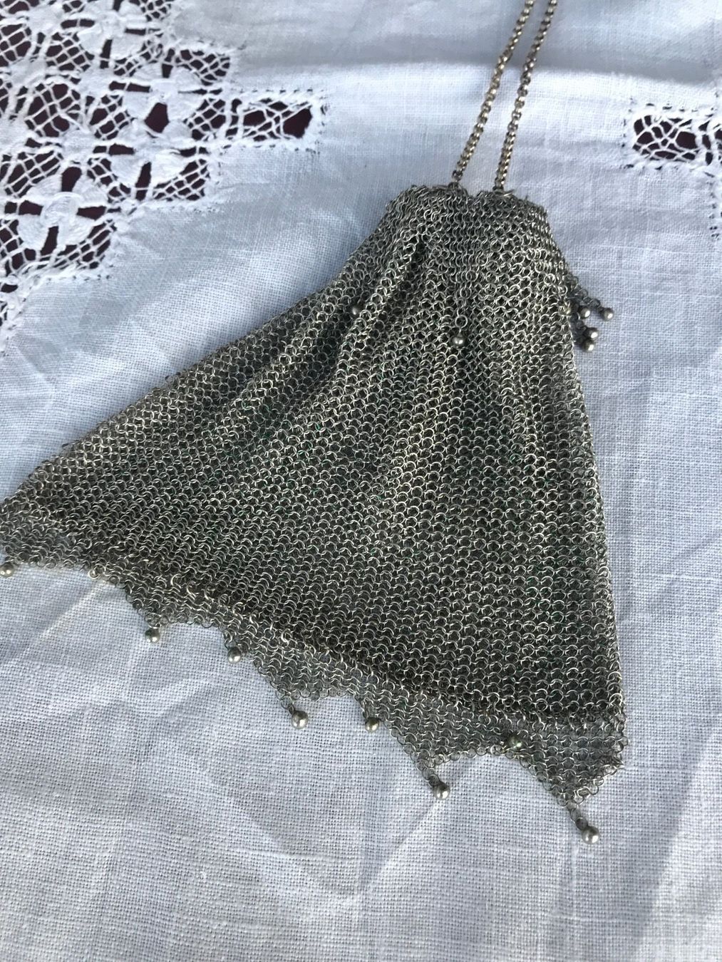Taschen für Damen: Pompadour Réticule Ridikül antik silber? – Gebraucht aus Thalwil von mabara42 3