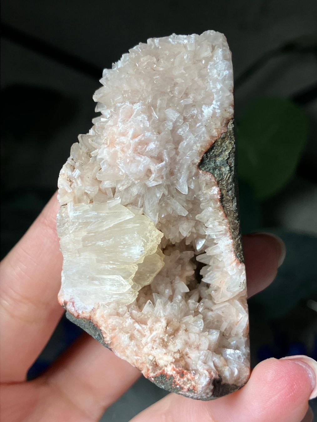 Edelsteine: Pink Heulandit mit Stilbit-Geode – Neu (gemäss Beschreibung) aus Neuheim von m.hald 1