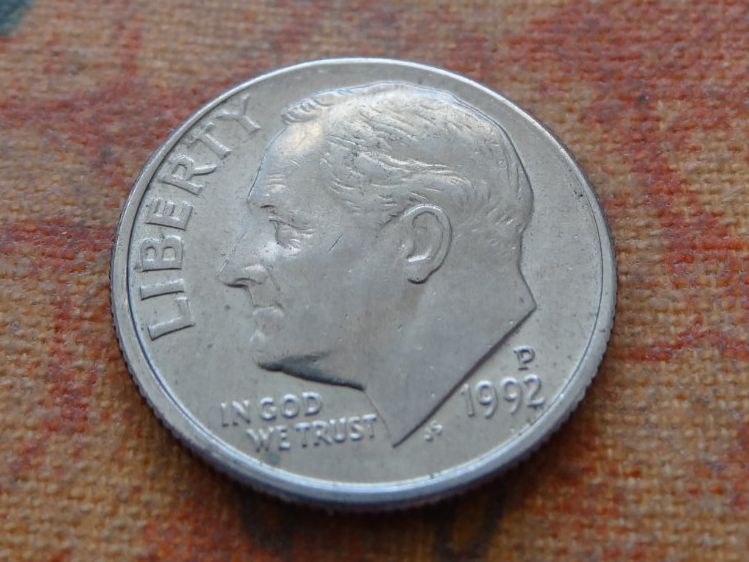 Tutti le monete: USA ONE DIME 1992 – Usato da Romanel-sur-Lausanne venduto da Swift13