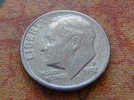 USA ONE DIME 1992