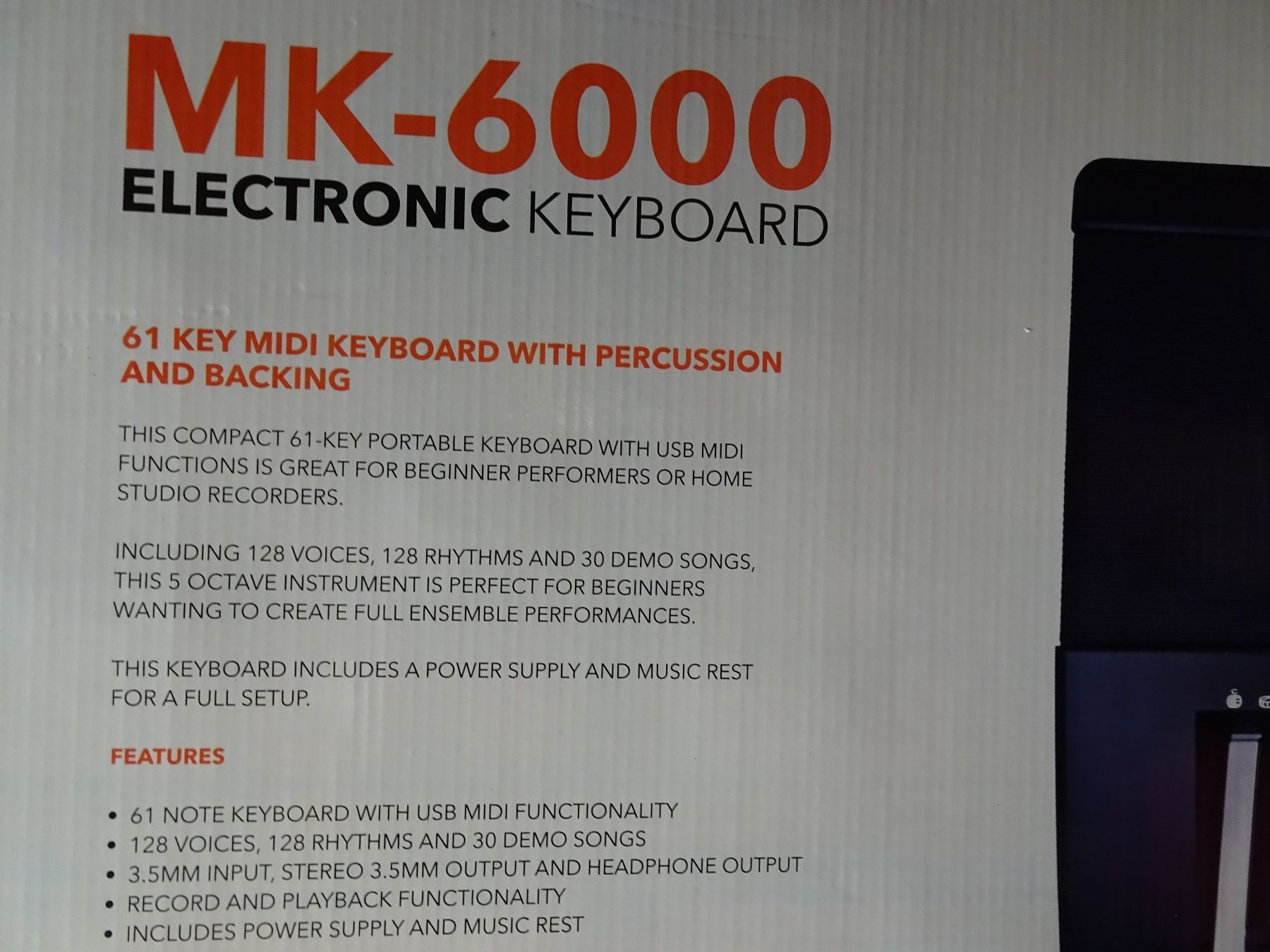 Strumenti musicali: Digitales elektronisches Keyboard MK-6000 – Usato da Buchs SG venduto da Aominchric 2