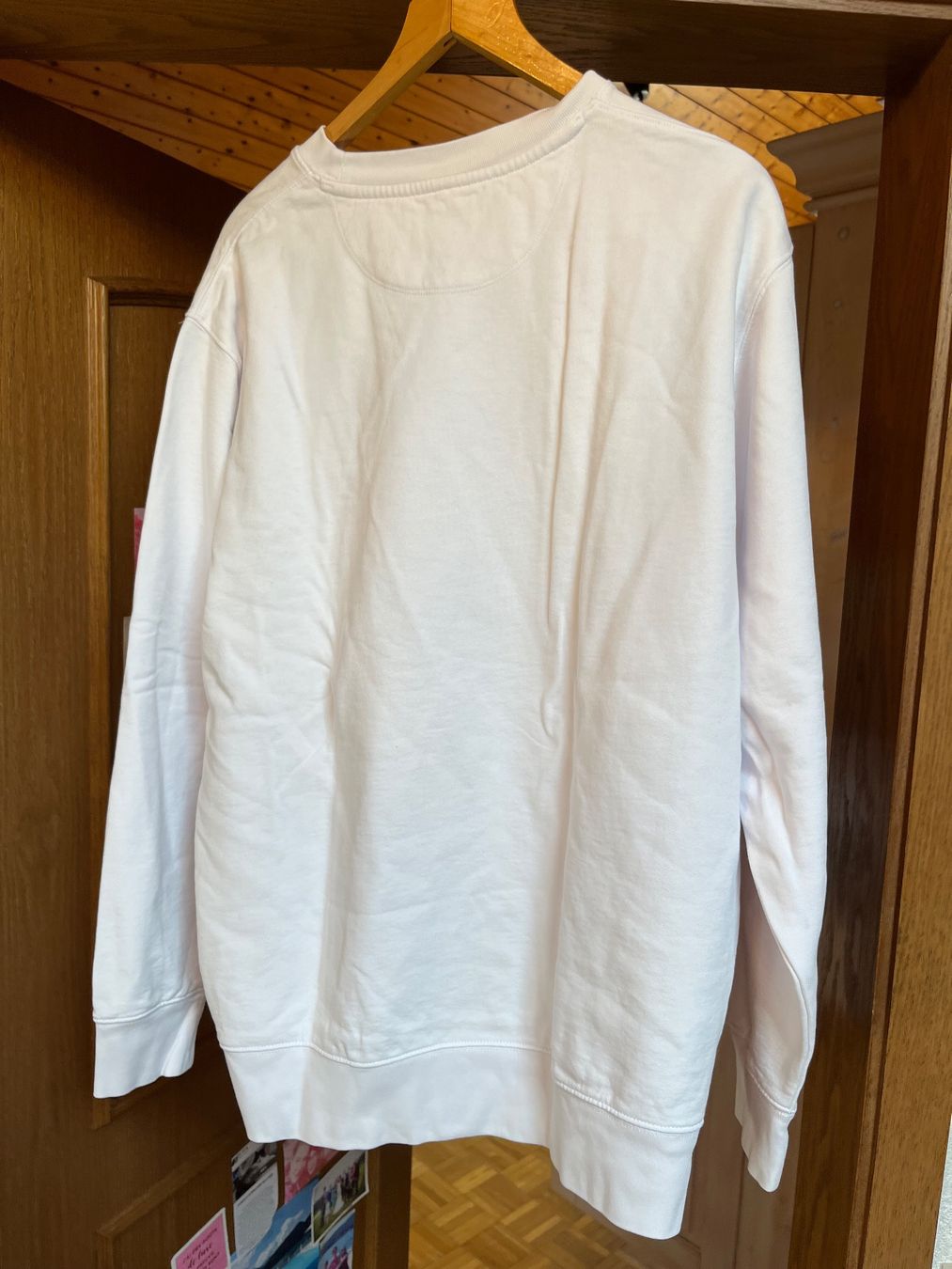 Maglioni & Felpe: Pull Paris Flea market brocante blanc 2XL coton tbe – Usato da Porrentruy venduto da Madamebovary 1