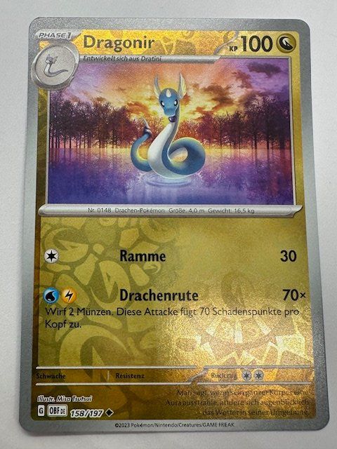 Pokémon Carte collezionabili: Dragonir - Reverse Holo – Nuovo (secondo la descrizione) da Nussbaumen AG venduto da Pika-Shop