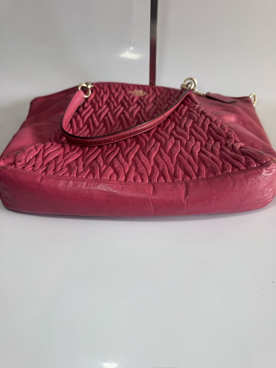 Coach Borse da donna: Original Coach Handtasche Rot Leder – Usato da Vionnaz venduto da b_f_d_r_g 5