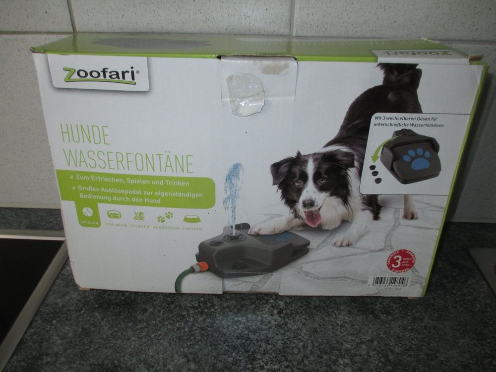 auf Kaufen Wasserfontäne/Trinkbrunnen, | Hunde originalverpackt, Zoofari Ricardo