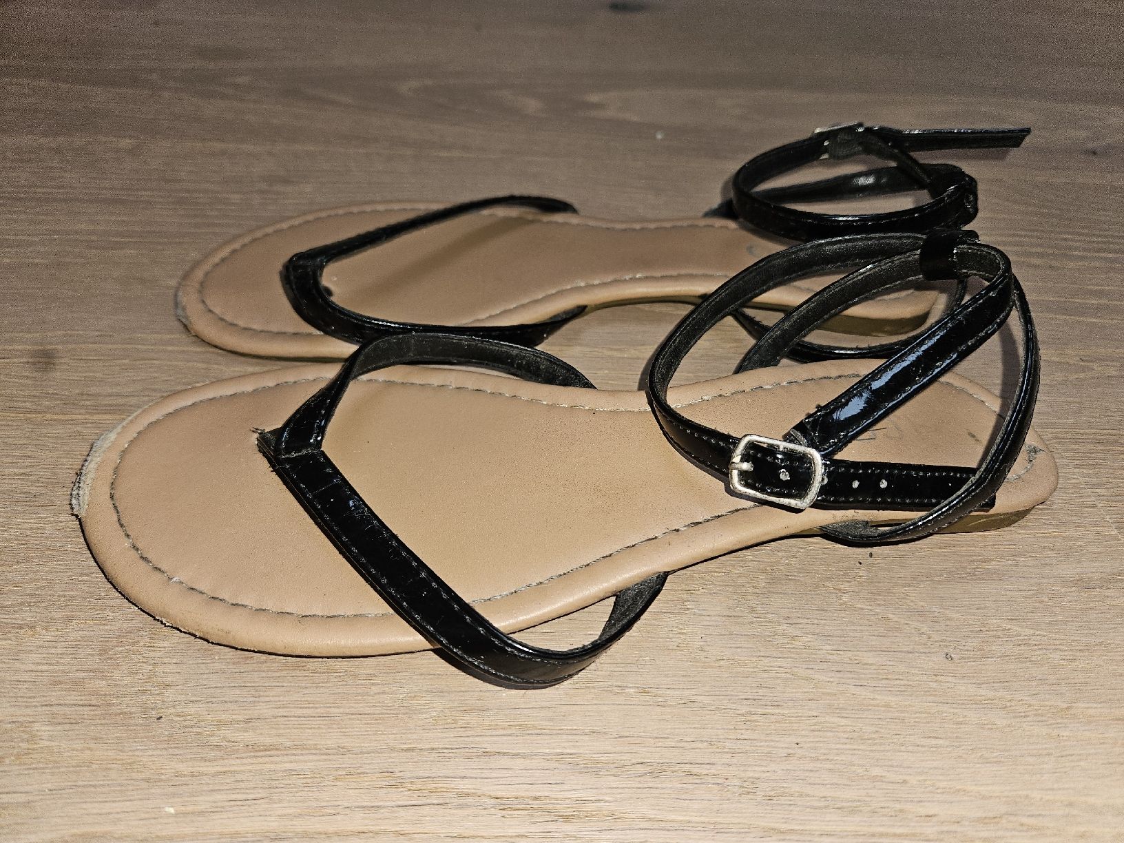 Scarpe da donna: Elegant Black Summer Sandals A.Co, Size 39, – Usato da Appenzell venduto da Thename___ 1