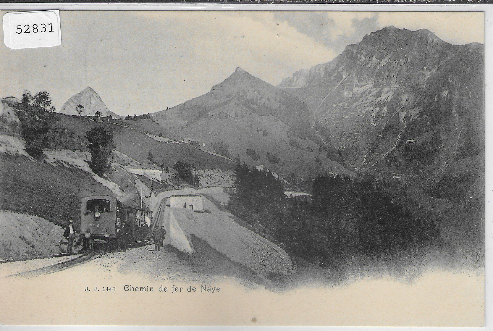 Cartoline postali: Chemin de fer de Naye - animee – Usato da Ettingen venduto da Kartenplanet