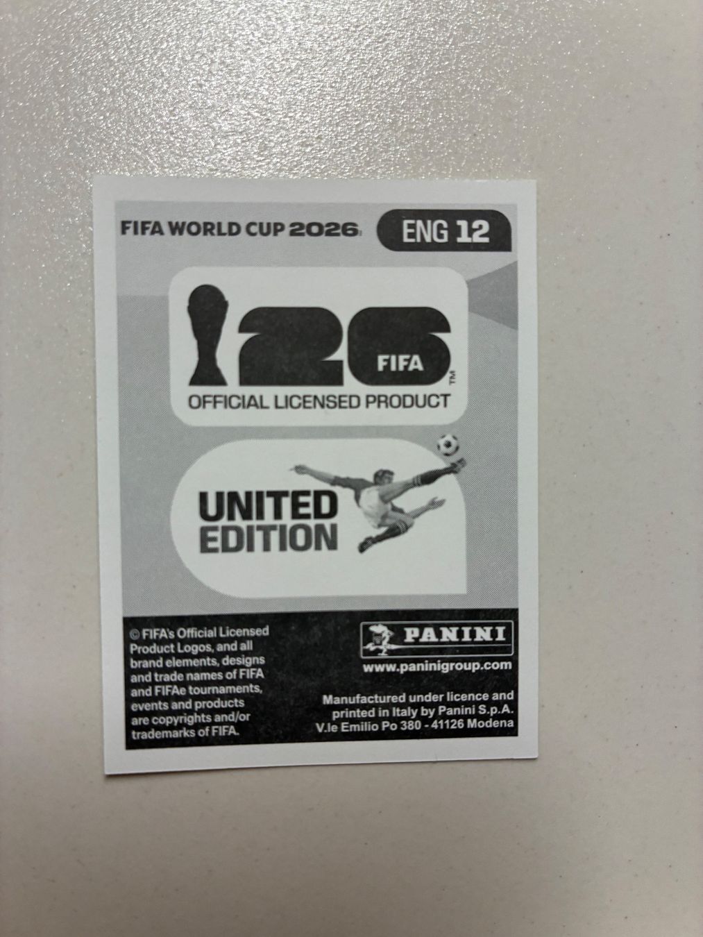 Panini Carte collezionabili: Panini WM 2026 Mexiko Sticker - ENG12 – Nuovo (secondo la descrizione) da Basel venduto da yac_h5js 1