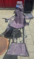 Campingstuhl mit Fussablage