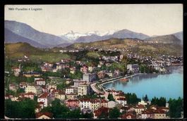Paradiso - e Lugano  Panorama 1912    Hotel Stempel