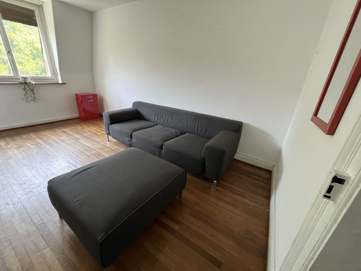 Divani: Sofa mit Hocker dunkelgrau – Usato da Basel venduto da pit_g2jh 1