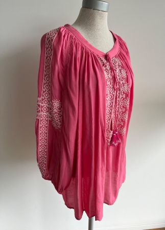 MELISSA ODABASH Tunika Bluse pink Onesize (ca. 38)