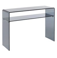 Konsolentisch Glas Rauchglas Ablagetisch
