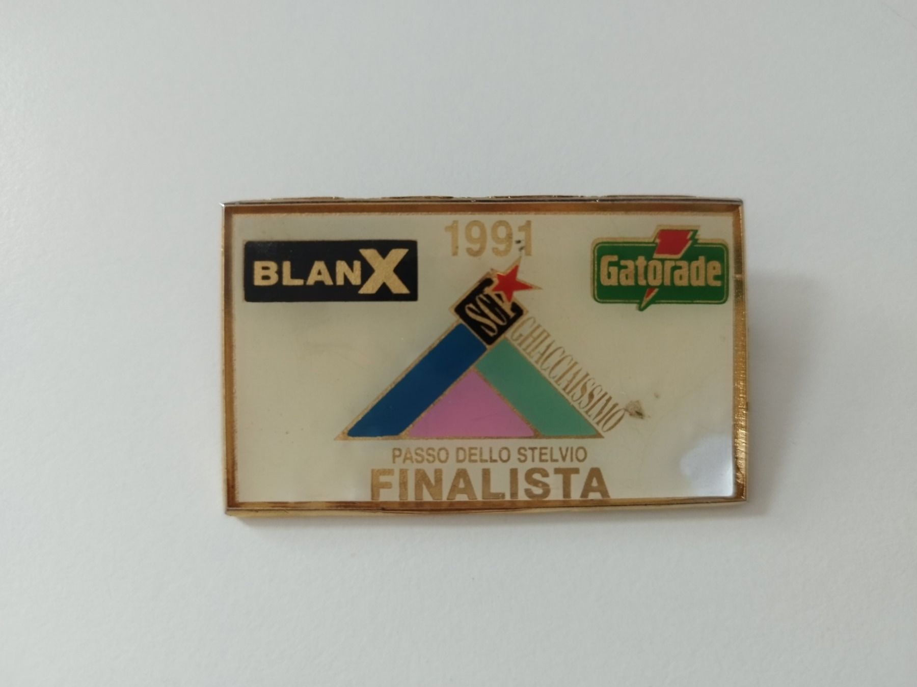 Placchette & Badge: Pin Passo dello Stelvio 1991 – Usato da Biel/Bienne venduto da almercaa
