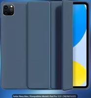 Ipad Pro 12.9 (2018/2020/2021/2022), Hülle, Navy blau