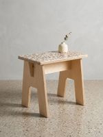 Design Hocker / Beistelltisch / Foresso / Terrazzo