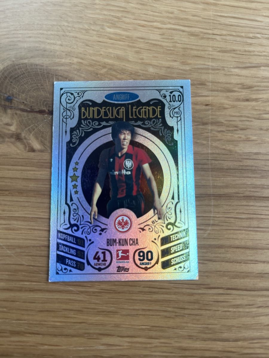Topps Carte collezionabili: Bum-Kun Cha Bundesliga Legend – Nuovo (secondo la descrizione) da Burgdorf venduto da lea_cw56
