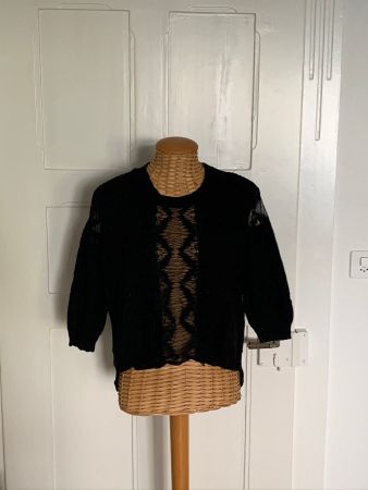 ZARA - Strickpullover schwarz S