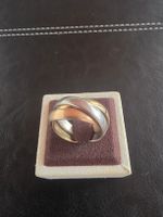 Drei-Farben Ring 11.78g 750 Weiss/Gelb/Roségold gebraucht