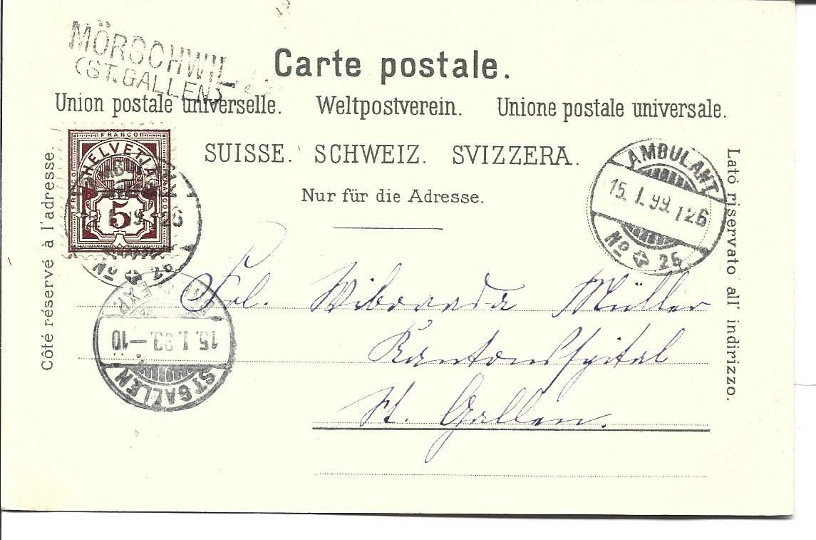 Cartoline postali: AK Litho Mörschwil – Usato da Appenzell venduto da mai25 1