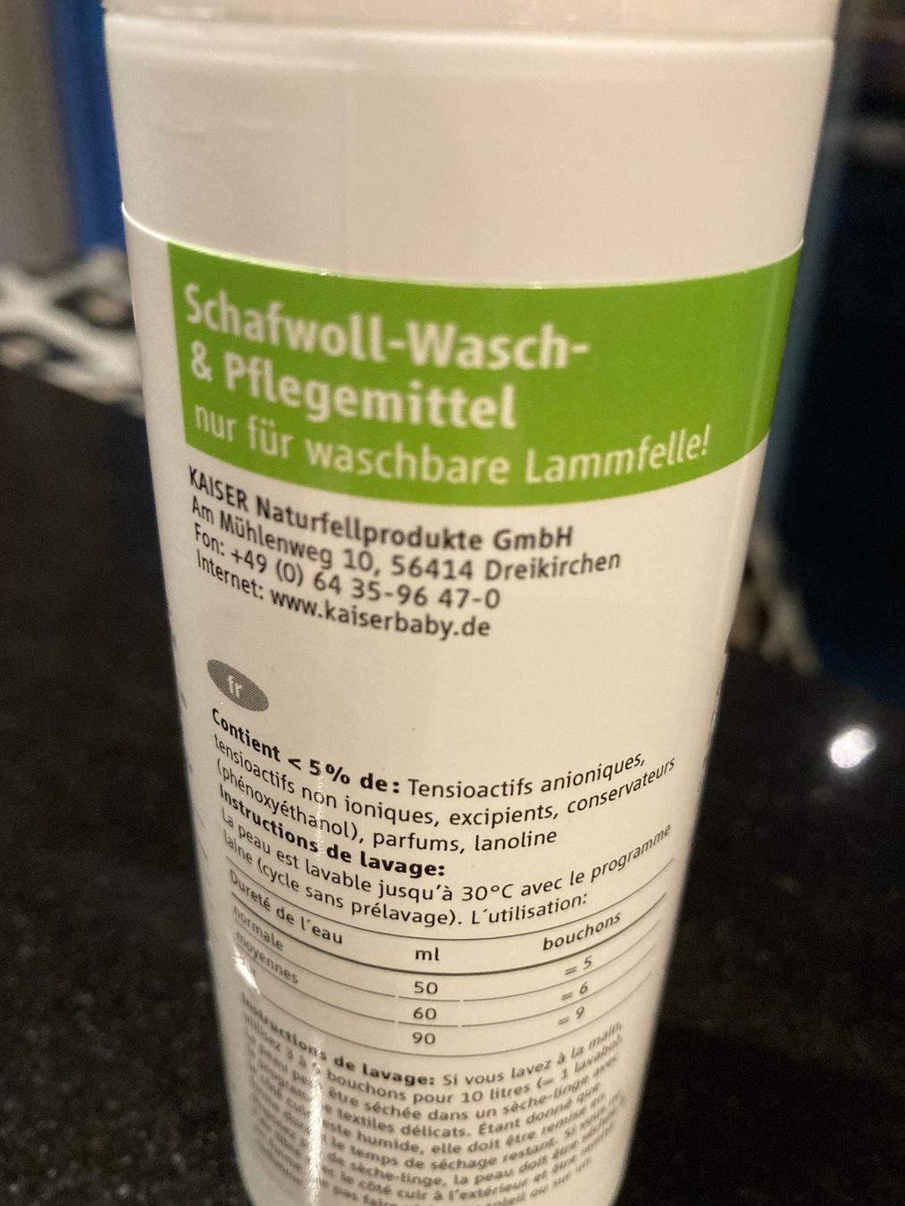 Prodotti di pulizia: Schafwoll-Wasch-& Pflegemittel – Nuovo e nell'imballaggio originale da Bülach venduto da Stellina72 1