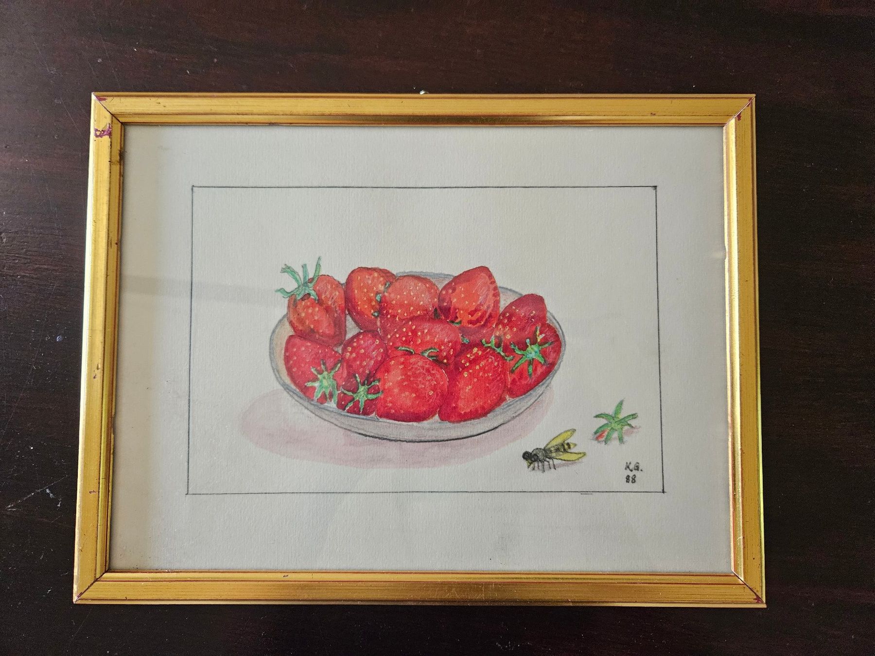 Foto & Immagini: Bild mit Erdbeeren – Usato da Zürich venduto da tschudin.barbara