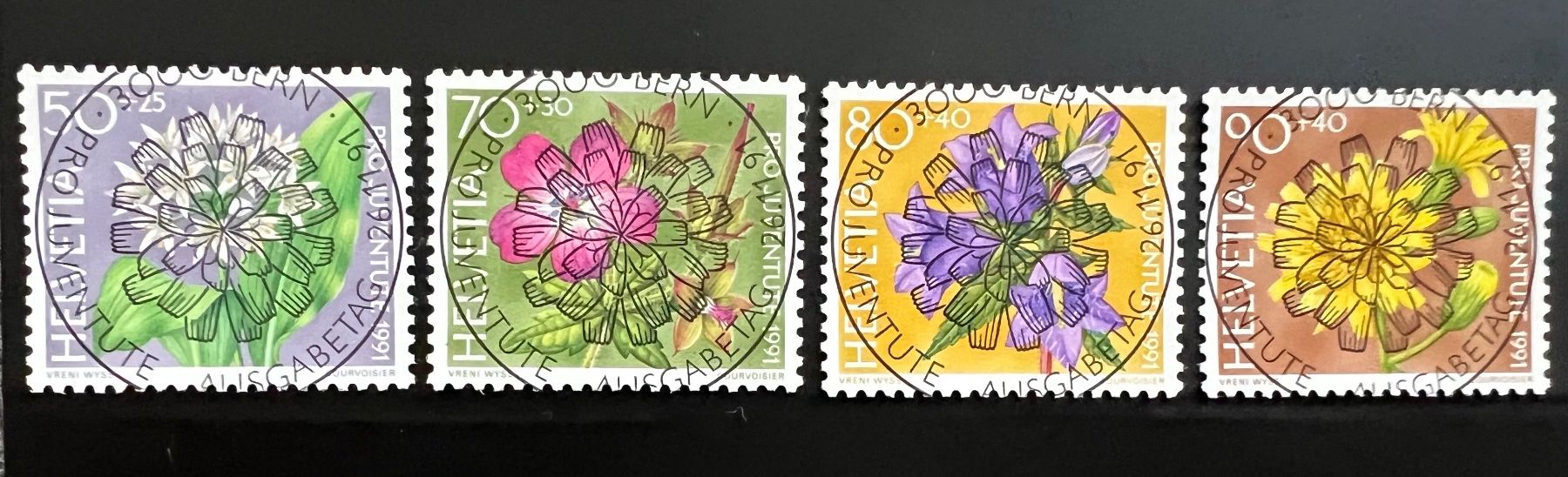 Tutti i francobolli: Pro Juventute 1991 Vollstempel – Nuovo (secondo la descrizione) da Hünenberg See venduto da wer_5286