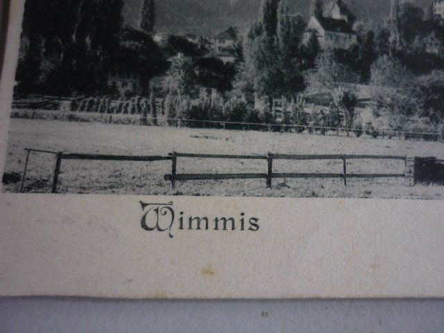 Cartes postales: Alte Ansichtskarte Wimmis gebraucht – D'occasion à Belp par Isuzu 1