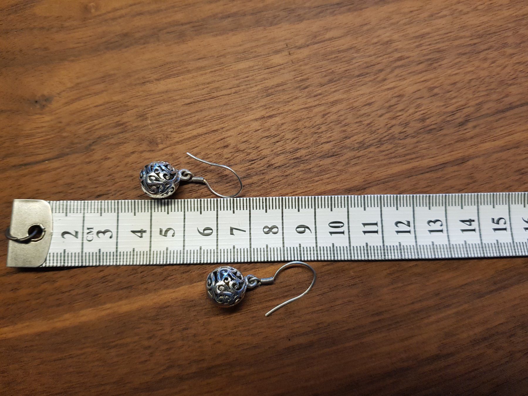 Orecchini pendenti & Orecchini a lobo: Boho Kugel Ohrringe 925 Silber – Usato da Eichberg venduto da Land-Ei 1