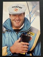 Signiertes Foto Jean-Pierre Fournier Skicheftrainer Swiss Sk