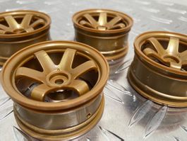 RC Felgensatz 1:10 «NISMO Gold» 26mm NEU!