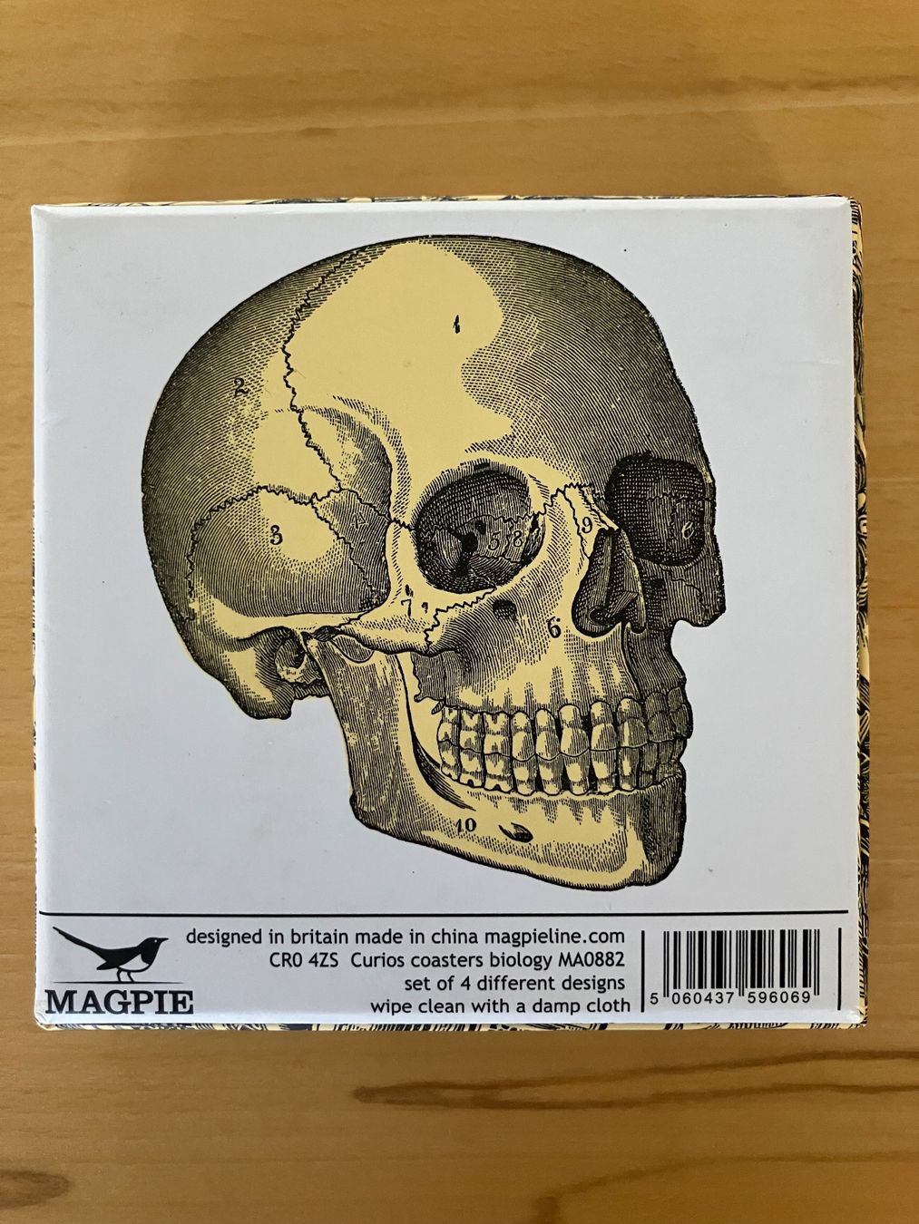 Sottobicchieri: Untersetzer 4er Set, Anatomie Motive – Usato da Winterthur venduto da Patipippilotta7 1