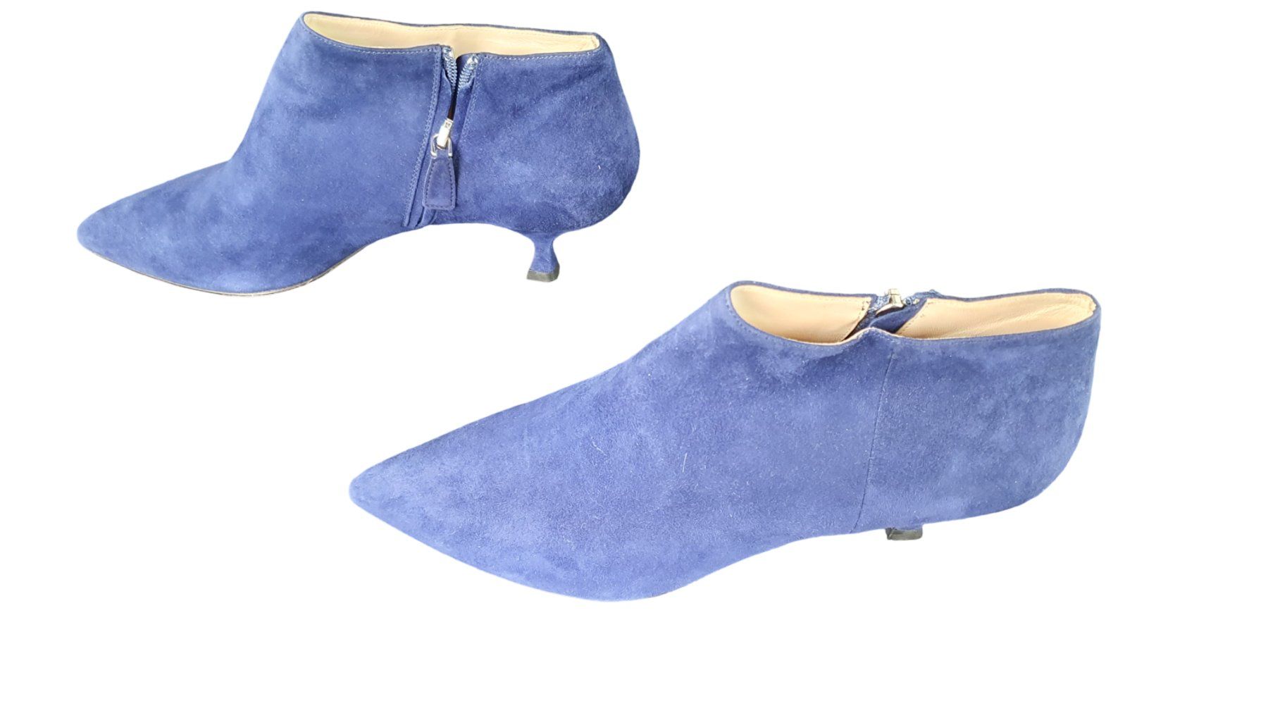 Prada Damenschuhe: PRADA Stiefeletten-Heels Gr. 39 Blau – Neu (gemäss Beschreibung) aus Wangen b. Olten von Restwert_Wangen 1