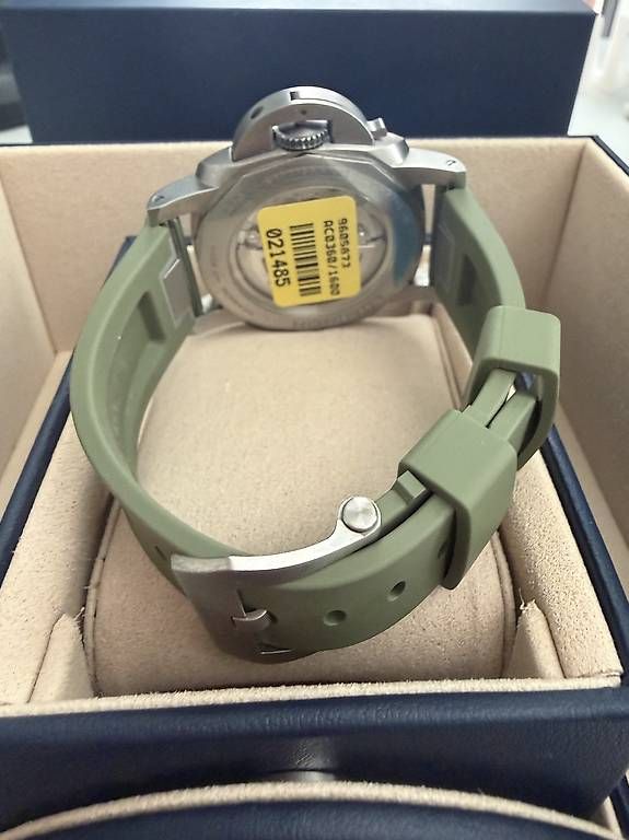 Panerai Orologi: Panerai Luminor Marina Titan-Green – Usato da Zürich venduto da timeio-swapwatch 9
