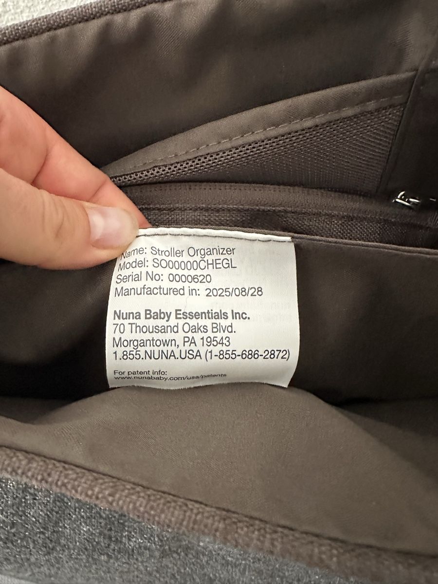 Nuna Carrozzine: Wie neu Nuna Stroller Organizer Chestnut  – Nuovo (secondo la descrizione) da Dietikon venduto da vickydrum 2