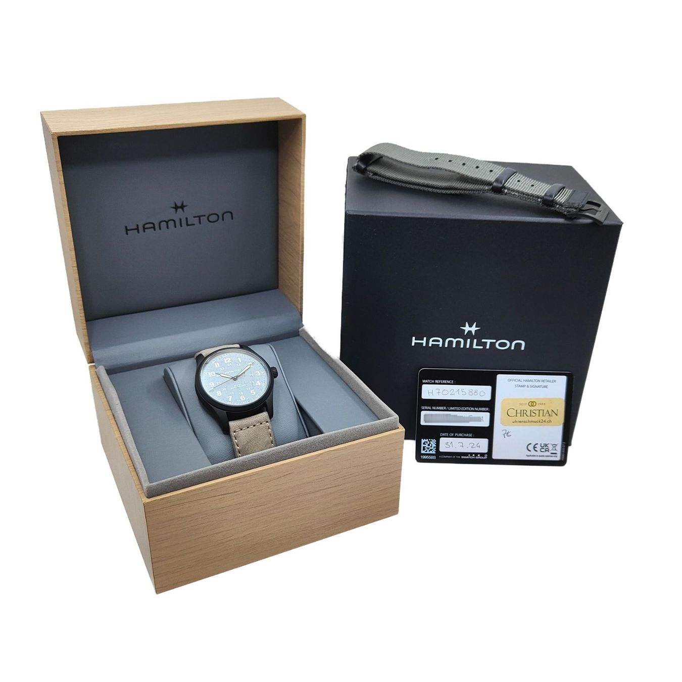 Hamilton Orologi: Hamilton Khaki Field Titanium (Full set 07.2024) – Usato da Montreux venduto da CashPay_Montreux 7