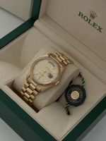 ♛ Rolex Day-Date ♛ 18k Gold  mit Box