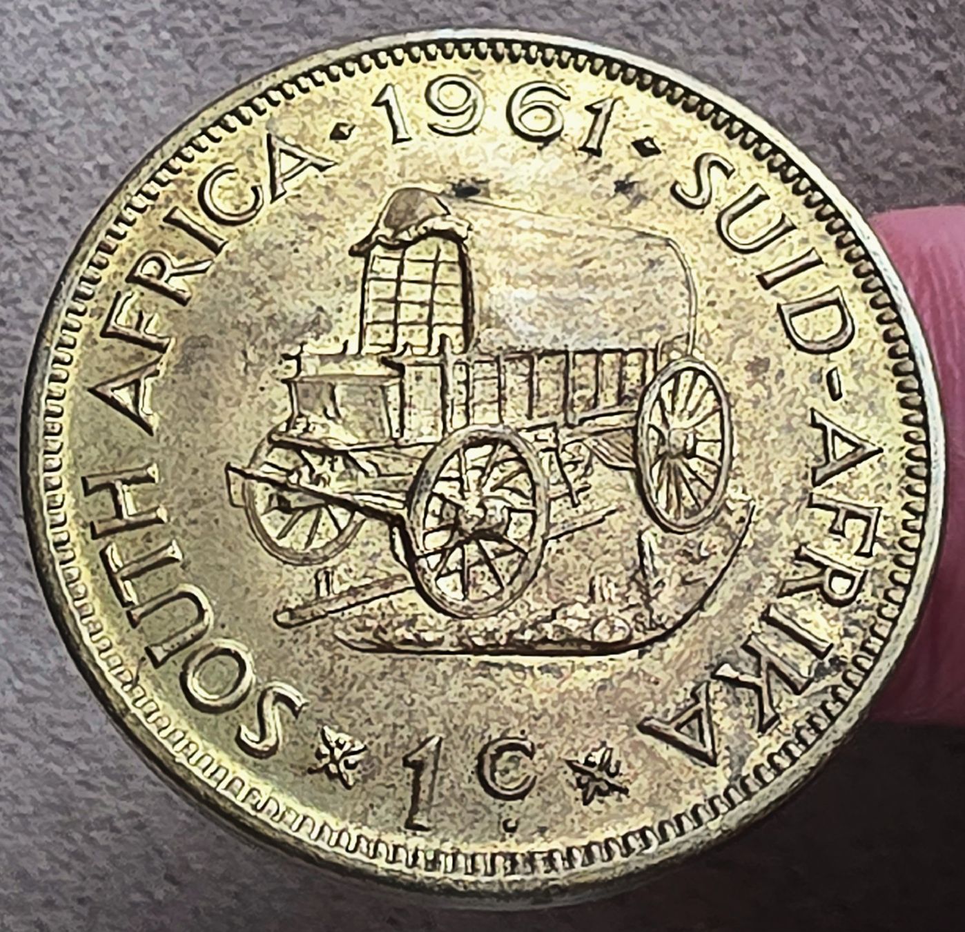 Tutti le monete: SÜDAFRIKA 1 CENT 1961 – Usato da Winterthur venduto da Creso70