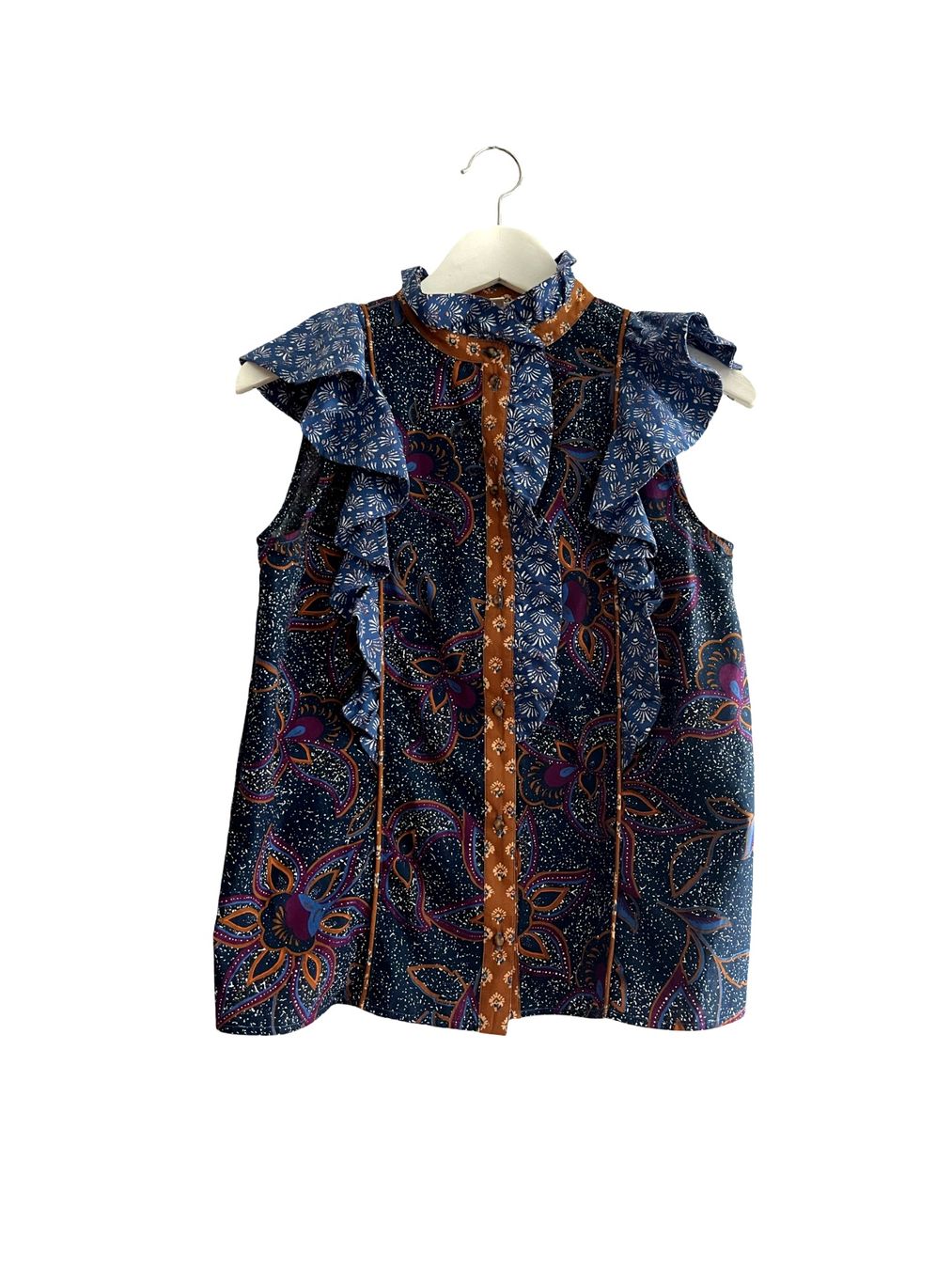 Sezane Camicette: SÉZANE süsse Bluse mit Volants - neu - – Nuovo (secondo la descrizione) da Jona venduto da vanessasupermarket20 3