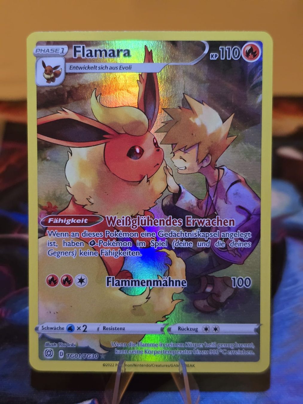 Pokémon Sammelbilder & Trading cards: Flamara (BRS TG01) – Gebraucht aus Lenzburg von AkuyakuTCG