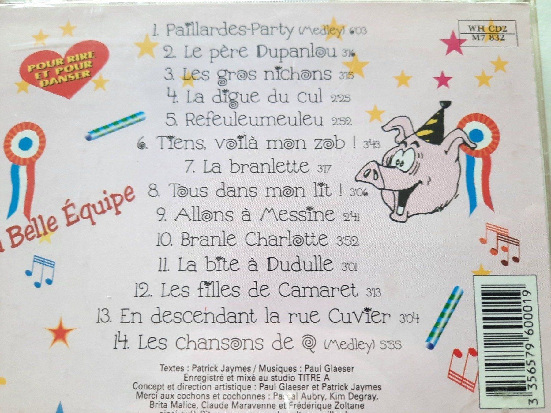 CDs: Cd Le Top des chansons cochonnes – D'occasion à Pully par bro_n52j 4