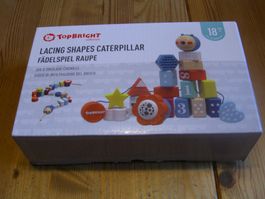 Top Bright Lacing Shapes Caterpillar (Fädelspiel Raupe)
