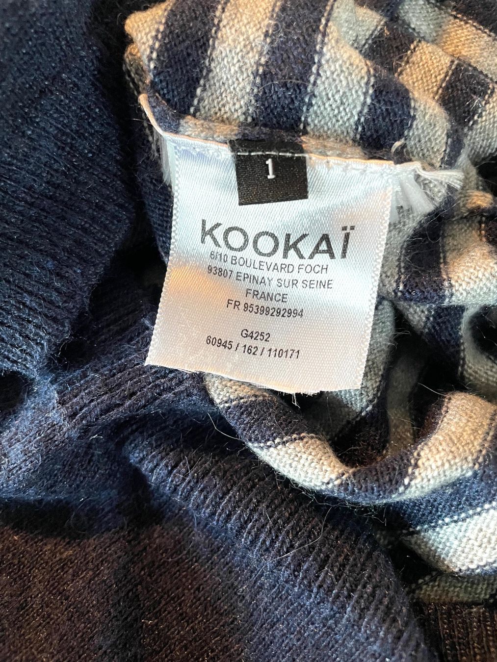 Kookai Maglioni & Felpe: PULL RAYÉ MARINIÈRE KOOKAÏ À FRANGES TAILLE 1 – Usato da Gilly venduto da FlorenceGill 4