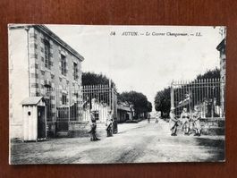 Autun Le Caserne Changarnier 1. WK um 1920 gelaufen