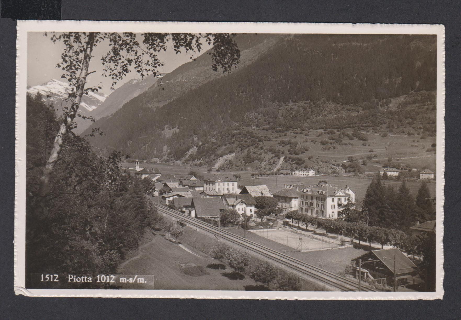 Cartoline postali: Piotta  TI   :   alte Ansichtskarte Nr. 1512** – Usato da Vitznau venduto da Ropaku