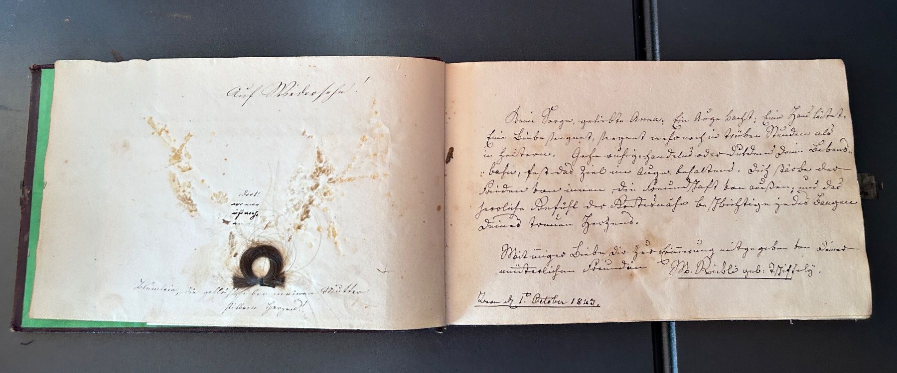 Libri: Antikes Poesialbum  ab 1834 – Usato da Untervaz venduto da buesmig 3